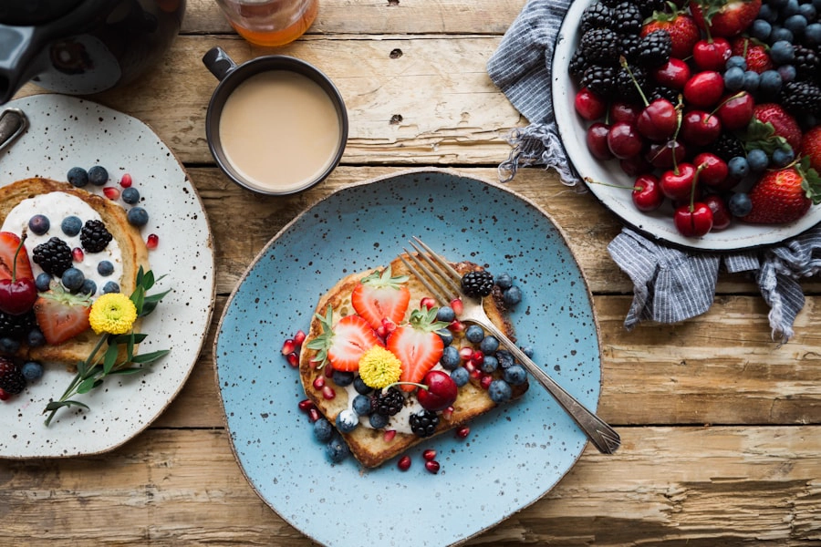 Breakfast table