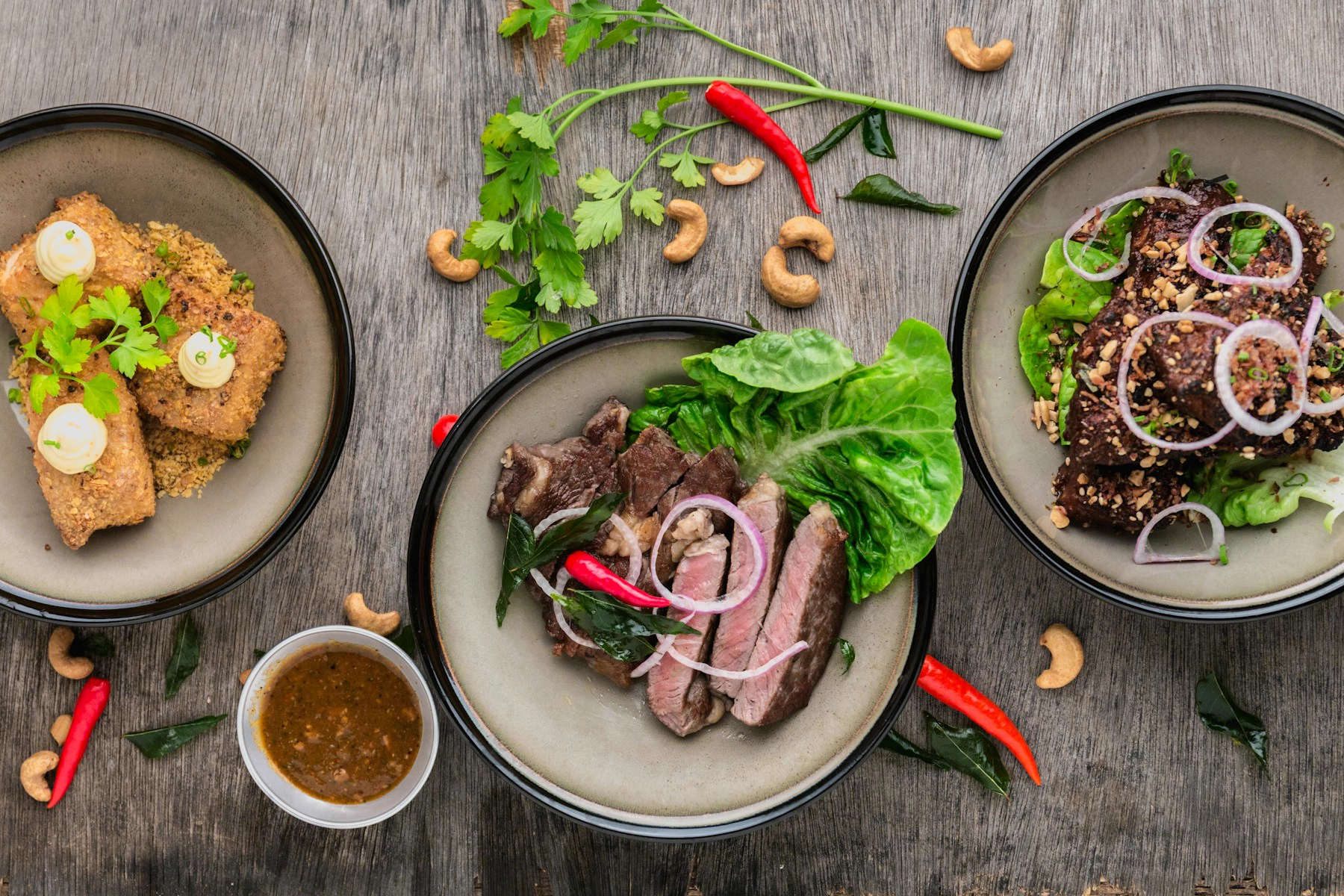 A refined table filled with seasonal dishes